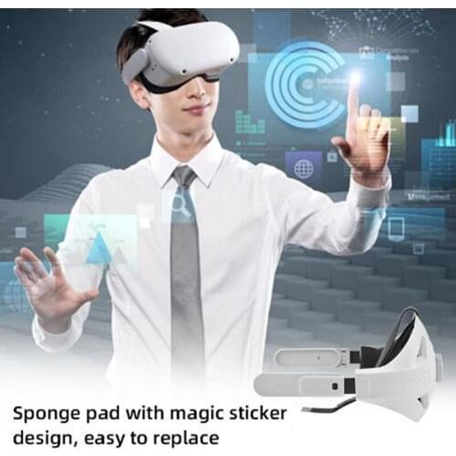 Adjustable Headband Reduce Head Pressure in Vr Gaming for oculus Quest 2 85DC