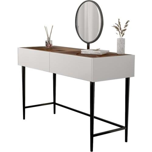 Italian light luxury dresser modern minimalist bedroom window net red dresser small dressing table Bedroom Furniture