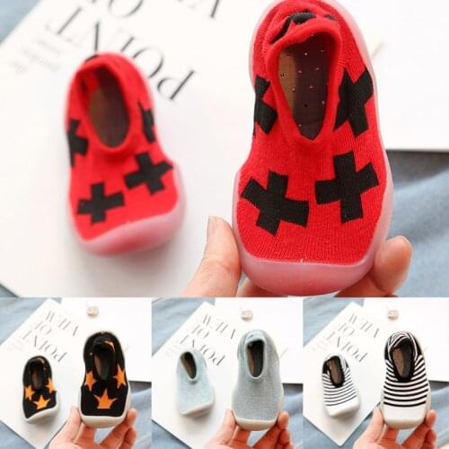 2021 Interior Casual Baby Shoes Newborn Rubber Accessories Non-slip Toddler Socks Calcetines Zapatos Bebe Recien Nacido