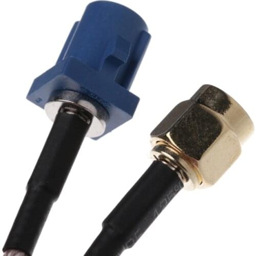 Fakra C Adapter Plug to SMA Male GPS Antenna Extension Cable RG316 Pigtail E65B