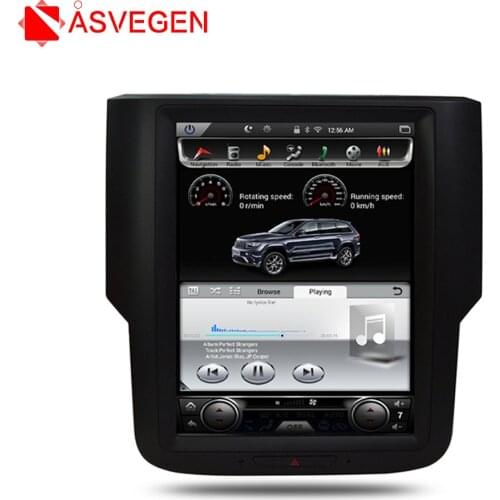 Asvegen Vertical 10.4'' Android Car Radio For Dodge Ram 2014 2015 2016 2017 Autostereo Wifi Multimedia DVD Player GPS Navigation