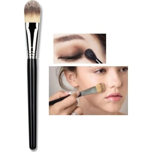 1Pc Professional Flat Head For Liquid Foundation Brush Facial Foundation Cream Brush Blender Makeup Brushes Cosmetic Beauty Tool