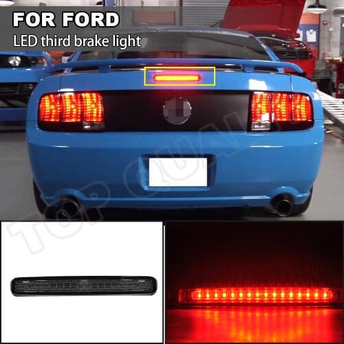 12V LED High Brake Light For Ford Mustang 2005 2006 2007 2008 2009 Super Bright Red Rear Third Brake Bumper Light Stop Lamp