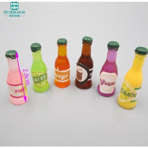 2.5cm-5cm Mini XO Wine bottle Simulation food toys fits 1/3 1/4 1/6 BJD\SD doll house accessory