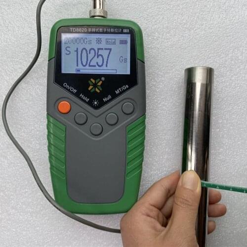 2PCS D25*200mm 10000 Gauss strong neodymium magnet bar iron material removal with inner screw hole