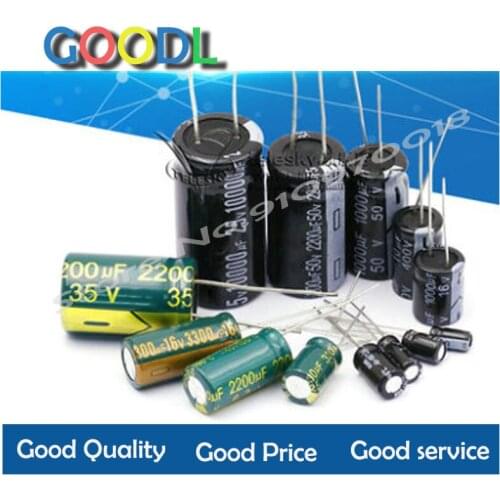 20PCS 35V-470uF aluminum electrolytic capacitor 4V 10V 16V 25V 35V 100UF 220UF 330UF 470UF 680UF 1000UF 47UF 1500UF 10UF 22UF