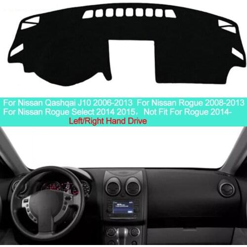Car Inner Dashboard Cover Dash Mat Carpet Sun Shade Board DashMat For Nissan Qashqai J10 Rogue 2006 - 2009 2010 2011 2012 2013