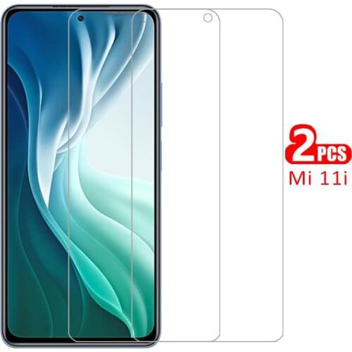 Case for xiaomi mi 11i cover screen protector tempered glass on ksiomi xiao my 11 i i11 mi11i 6.67 protective phone coque bag 9h