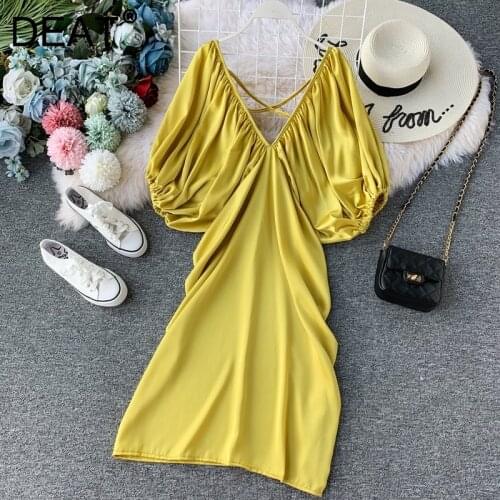 Пышные летние платья DEAT China At AliExpress