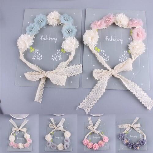 Childrens Headband Flowers Child Flower Crown Wedding Hair Flower Crown Baby Wreath for A Girl Charms Wreaths Boho