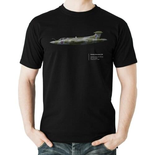 Aviation Themed RAF Blackburn Buccaneer S2B Attack Aircraft T-Shirt. Summer Cotton Short Sleeve O-Neck Mens T Shirt New S-3XL