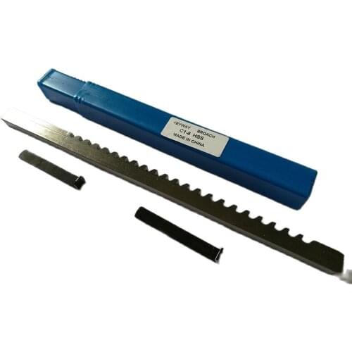 8mm C HSS Keyway Broach Push Type Metric Size Broaches High Speed Steel Keyway Cutting Broaching Tools for CNC Router
