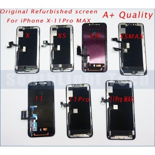 Grade AAA+++ Original LCD Refurbished Screen For iPhone X XR XS MAX 11 Pro 11Pro MaxOriginal LCD Display Touch Screen Digitizer