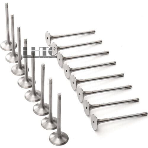 16Pcs Engine Cam Intake Exhaust Valve Kit For VW GTI GLI AUDI A3 A4 Q5 SKODA SEAT 2.0TFSI DOHC 16V