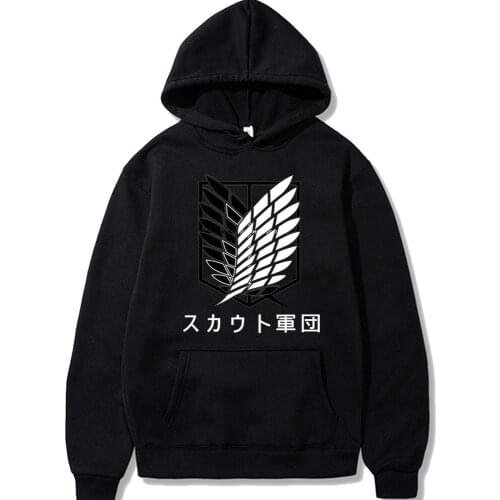 Attack on Titan Quadratic Element Boys And Comic Pattern Mens Sweatshirt Clothing