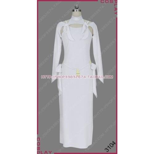 Maquia: When the Promised Flower Blooms Sayonara no Asa ni Yakusoku no Hana wo Kazarou White Dress Anime Cosplay Costume S002