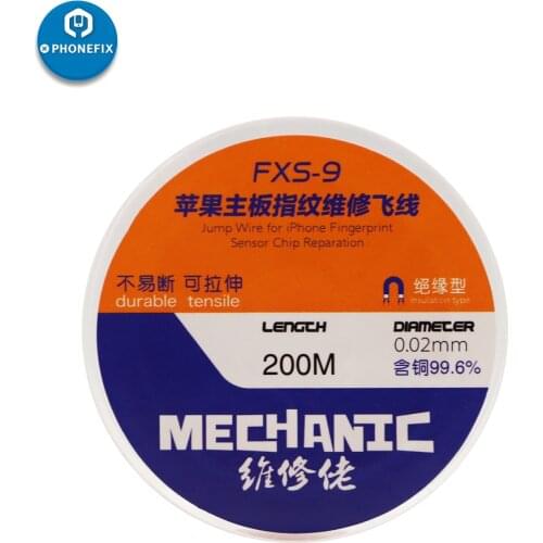 Mechanic Welding Consumble 0.01 0.02mm Jumper Wire for PCB Motherboard Soldering Repair Insulated Fingerprint Copper Flyline