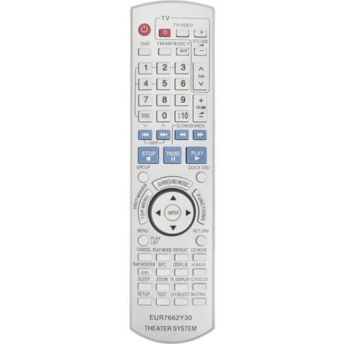 New Remote Control EUR7662Y30 for Panasonic Home Theater System SA-HT740 SA-HT743 SC-HT740 SC-HT743