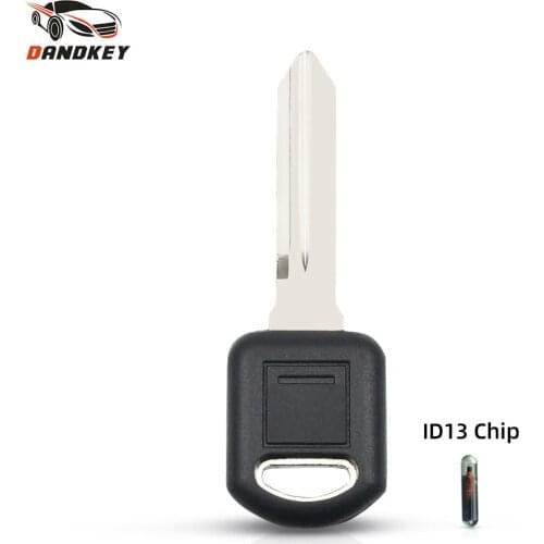 Dandkey Replacement Transponder PK3 Key New Ignition Uncut Blade With ID13 Chip For GM For Chevy For Buick Mini Van Blank Shell