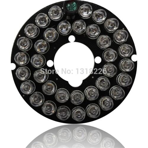 IR Light Board 36 LEDs 5mm Infrared Diode IR Led Module For 60 Waterproof CCTV Camera 90 Degrees Bulb