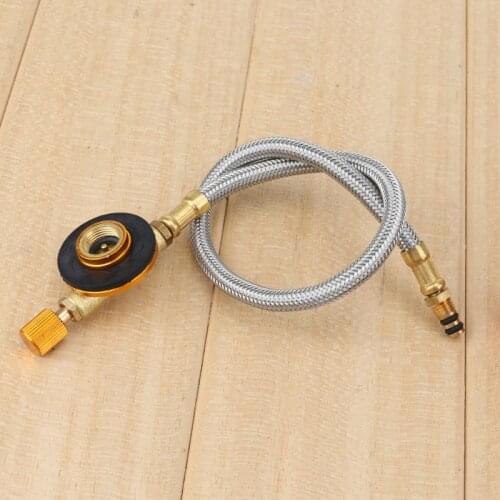 Braided Hose Outdoor Gas Stove Burner Adapter Valve Outdoor Camping Cooking Furnace Connector Gas Tank Equipment New Type
