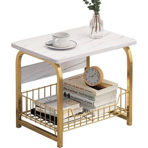 25% Wooden Tea Table End Table For Office Coffee Table Square Marble Magazine Shelf Small Desk Bedroom Living Room Furniture