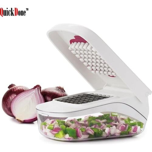 QuickDone Vegetable Slicer Food Chopper Cutter Multifunctional Fruit Dicer Potato Carrot Shredder Durable Kitchen Tools AKC6236