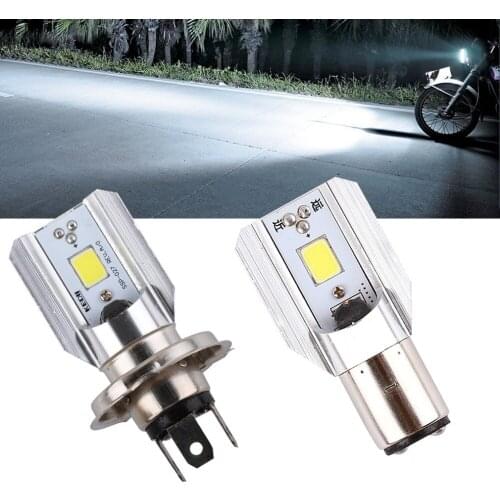H4 H6 Led motorcycle headlight COB Led 1000LM BA20D motorcycle ATV motorcycle accessories fog lamp