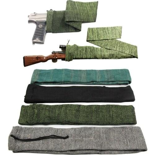 Gun Socks 54"140cm Tactical Hunting Shooting Gun Pistol Protector Cover Holster Silicone Treated Fishing Rod Sleeve Dropshipping