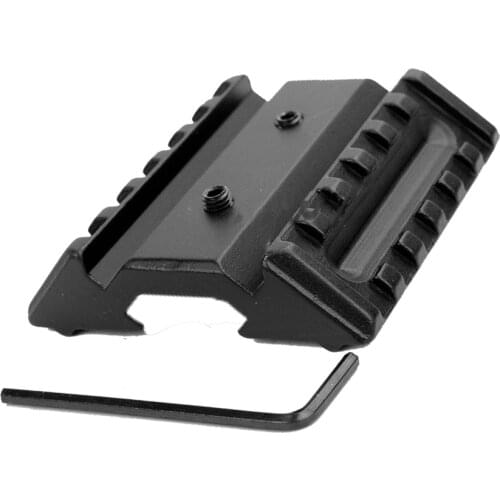 Tactical Sporting Picatinny Weaver Rail Scope Mount Dual 45 Degrees Offset Scope Mount 20mm