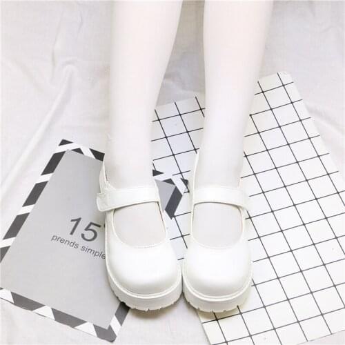 Student Jk Uniform platform Feminine Sweet Girls Female Kawaii Japanese Cute Anime Lolita Shoes Women Flats Harajuku Tea Party