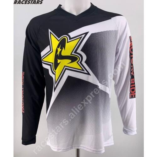 RACESTARS 2020 MX Long Sleeve Cycling moto Motocross Jersey Element Racewear Dirt Bike Moto Apparel Jerseys Quick Dry MTB DH ATV
