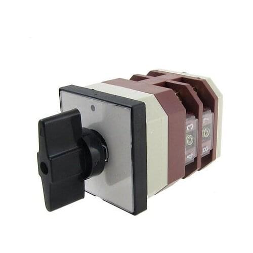 AC 380V 220V on/off 2 Position Rotary Cam Universal Changeover Switch