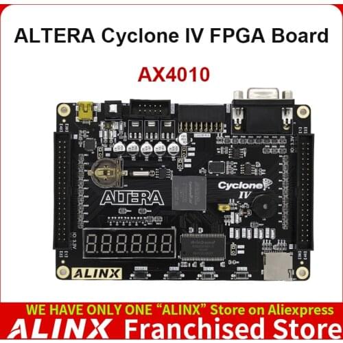 ALINX AX4010: ALTERA CYCLONE IV EP4CE10 FPGA Development Board Entry Level Study Board