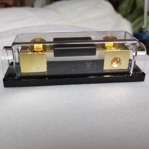 Car Audio Power Supply Pure Copper Large Holder Fuse Box Audio Fuse Car Fuse Pure Copper Material Can Be Used for 0-4 Line Plugs