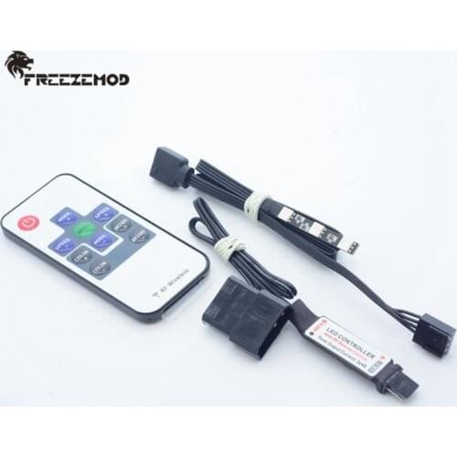 FREEZEMOD for water cooling block 12V RGB hard light strip Supports RGB remote control AURA sync. RGB-D3