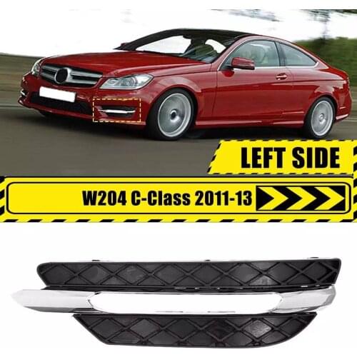 DRL Left Front Bumper Grill Daytime Running Light Lamp Cover for Mercedes-Benz C-Class W204 2011-2013 2048851353