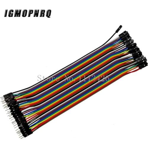 40pcs/lot male to female dupont line 40pcs dupont cable jumper wire dupont line 2.54MM 20cm