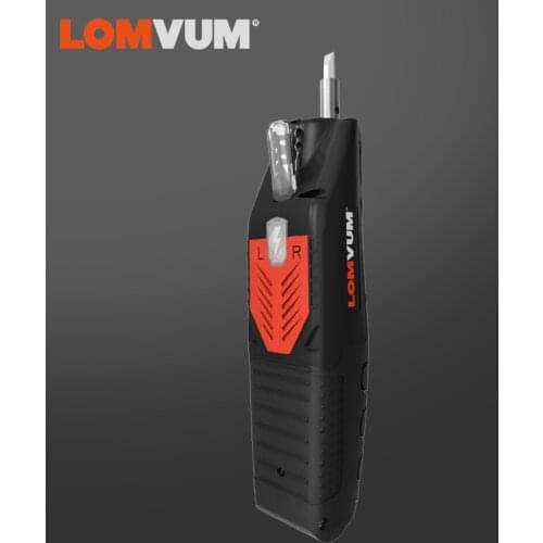 LOMVUM USB Charging Screwdriver Eectric Screwdriver Hand Drill Mini Lithium Battery Home Tool