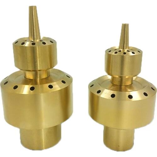 Fireworks Jet type Factory wholesale fountain nozzle brass layer flower double-layer fountain nozzle water landscape nozzle
