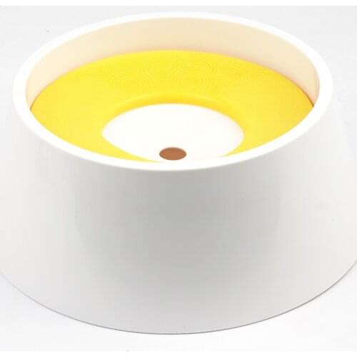 Dog Cat Water Bowl 1000ML Floating Splash-proof Drinking Bowl For Pet Drinker Anti-suffocation Pet Tool Floating Pet Bowl