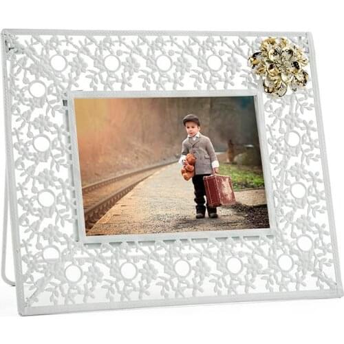 Vitale Big Flower Leaf Frame Cream-31.75 * 15.24 * 26.04CM-AK.AT0034