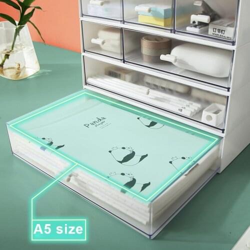Transparent Cosmetic Storage Box Drawer Type Jewelry Small Sundries Storage Box Can Be Combined and Stacked JY