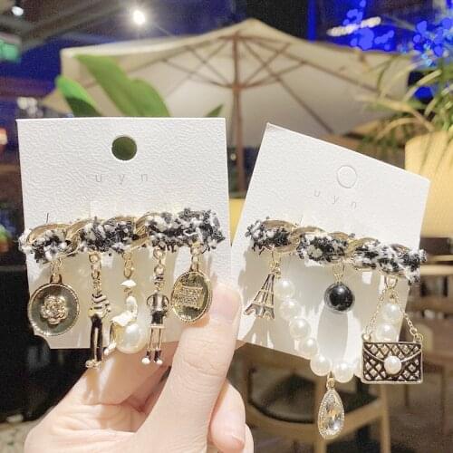 Luxury Fashion Number 5 CC Brooches for Womens clothing Flower Brooch Gift for Girl Friend Accessories For Jewelry