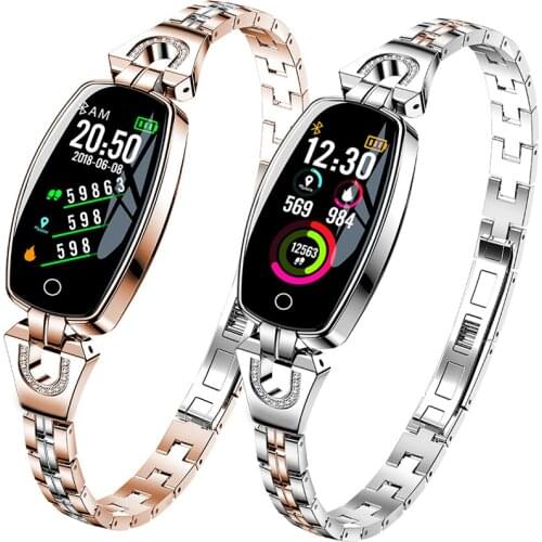 2020 Women Smart Watch Waterproof Fitness Color Screen Bracelet Lady Smartwatch Sleep Heart Rate Monitor Gift For Android to IOS