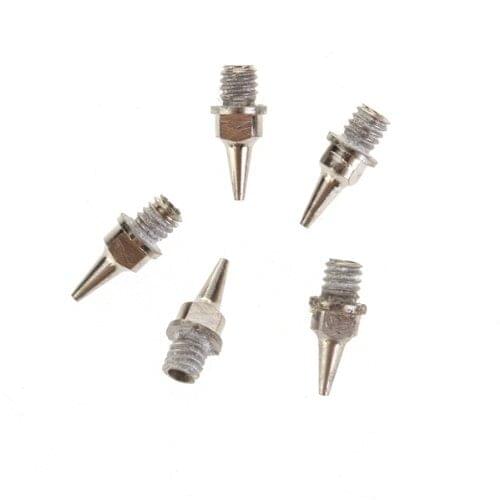 Nozzle Replacement Stainless Steel 0.2mm for Airbrush 5Pcs