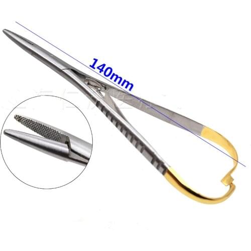 Dental Orthodontic Mathieu Needle Holder Standard 14cm Extra Fine Beak Forceps Plier Surgical Instruments Dental Laboratory Equi