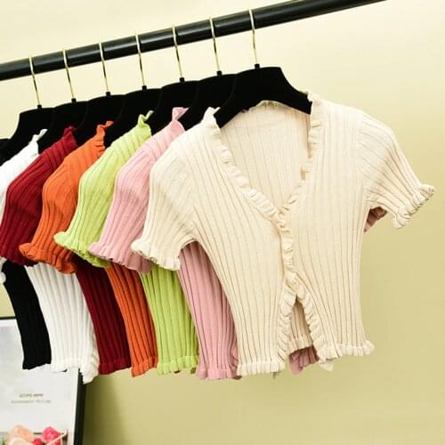 Teeuiear Women's Knitted T-shirts