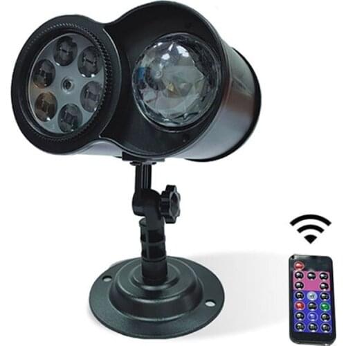 Water pattern lamp with built-in pattern 9 patterns to choose outdoor lawn light garden light controlled by remote control