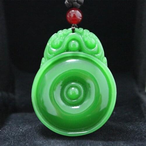 Unique Natural Nephrite stone carved fish pendant Gem stone charm Necklace for women Fashion Jades Jewelry making Free shipping